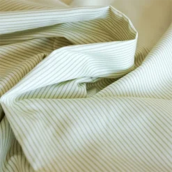 tissu rayé vert