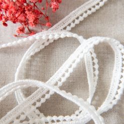 ruban guipure blanc naturel