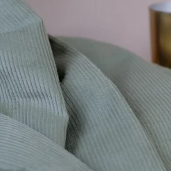 velours kaki côtelé