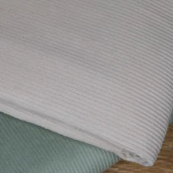 duo velours vert et écru