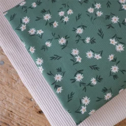 twill de coton bio motif exclusif