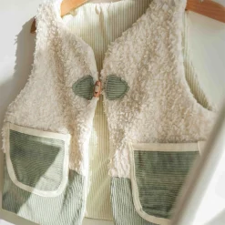 gilet de berger velours et mouton