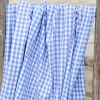 Tissu vichy bleu