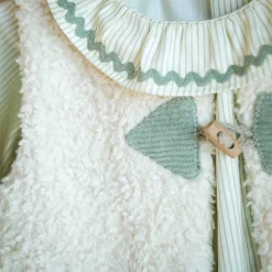 tissu mouton gilet berger