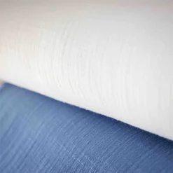 double gaze blanc cassé