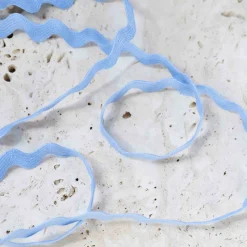 croquet coton bleu ciel made in France