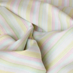 tissu rayures multicolores