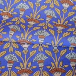 tissu fleurs indiennes