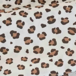 popeline léopard en coton