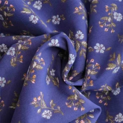 velours milleraies fleurs