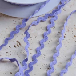 croquet en coton violet parme