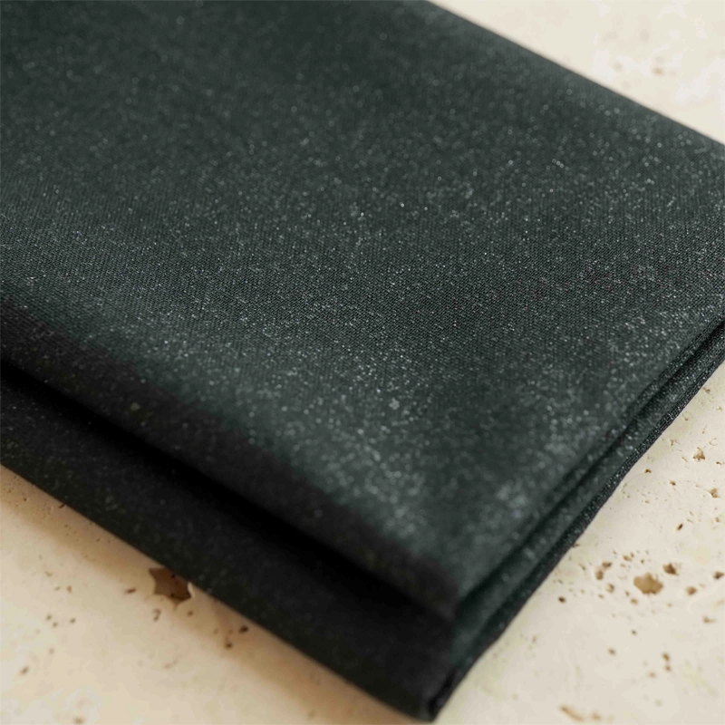 Entoilage thermocollant coton tissé noir - léger 2 entoilage thermocollant coton tissé noir