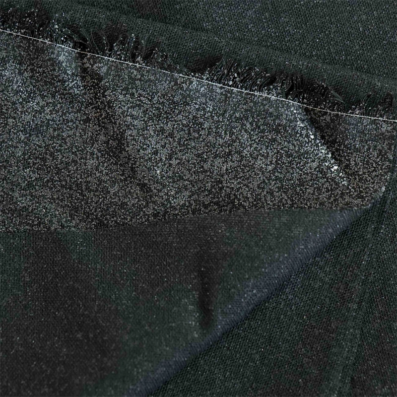 Entoilage thermocollant coton tissé noir - léger 3 entoilage thermocollant tissé noir