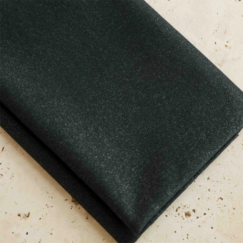 Entoilage thermocollant coton tissé noir - léger 4 entoilage léger thermocollant tissé noir